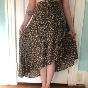 Reformation wrap skirt